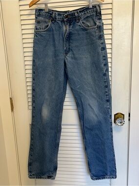Carhartt Men's Relaxed Lined Jeans in Medium Blue Wash 34x34
